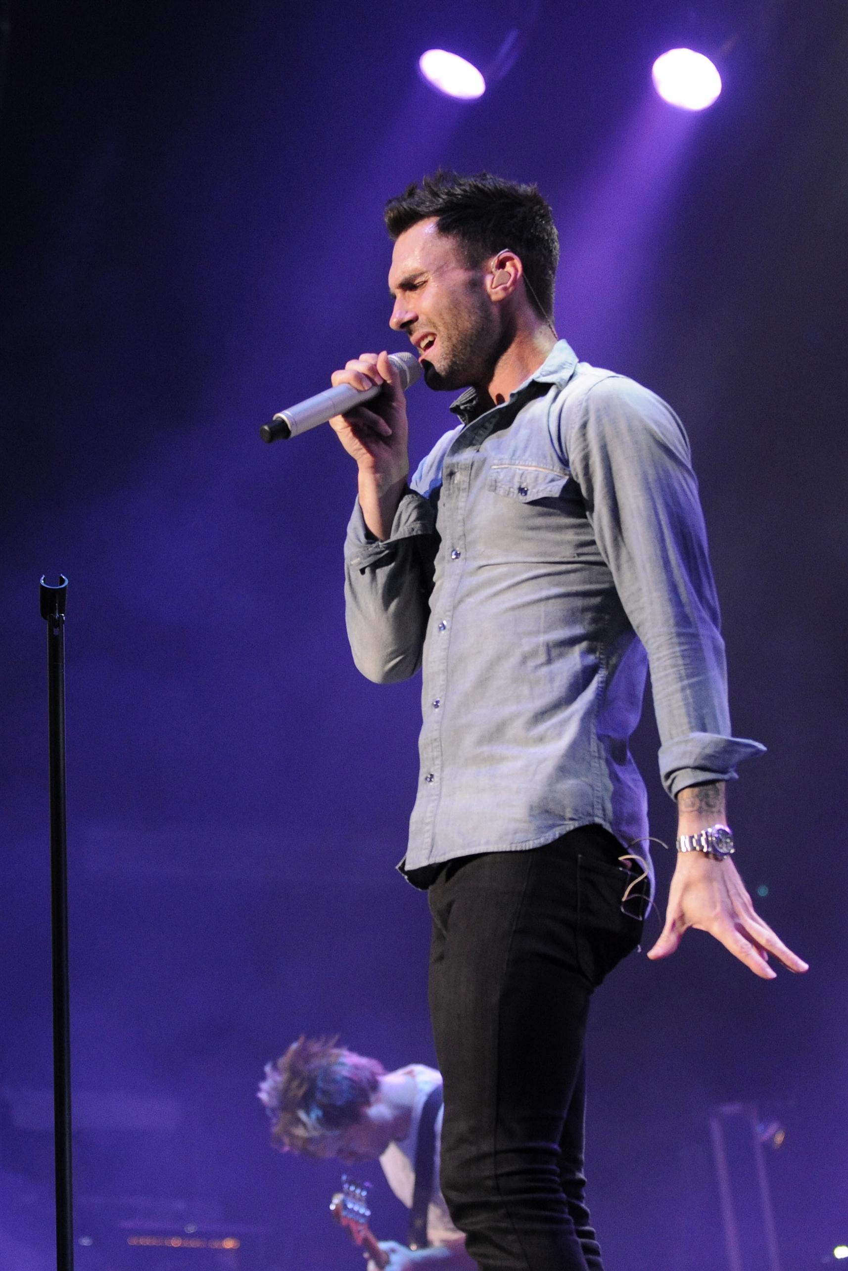 Adam Levine of Maroon 5 performs live at the 'Molson' pictures | Picture 63572